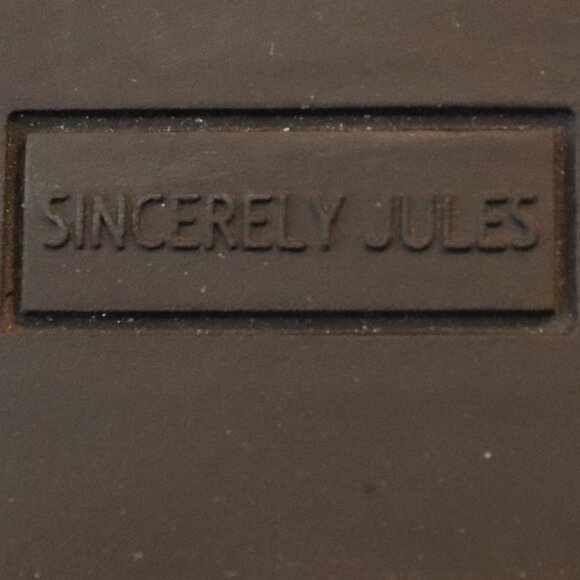 Sincerely Jules Lug Sole Brown Ankle boots Size 7.5 - Picture 6 of 10